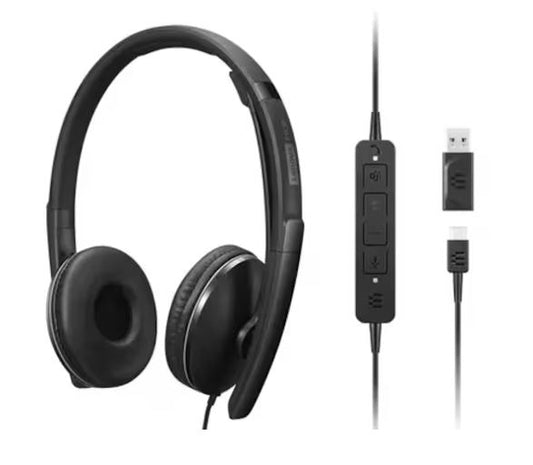 Lenovo Wired ANC Headset Gen 2 | Teams Certified