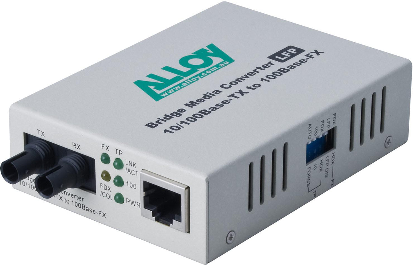 Alloy FCR200ST Fast Ethernet Media Converter ST