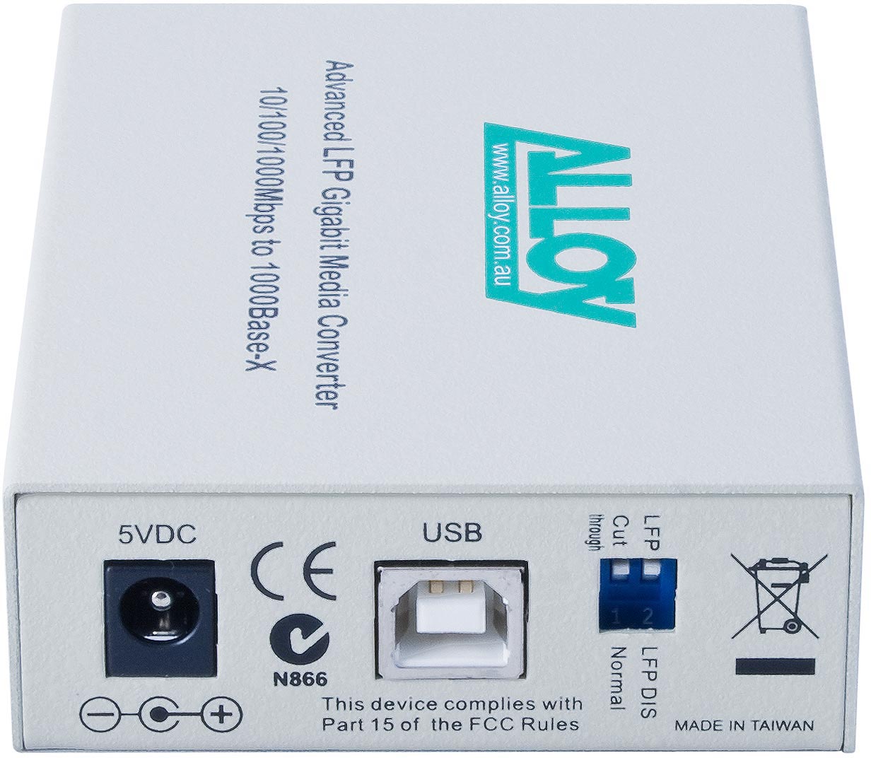 Alloy GCR2000ST Gigabit Fibre Media Converter