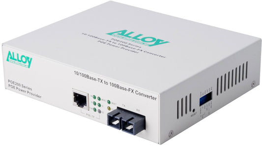 Alloy POE200SC.20 PoE Fast Ethernet Media Converter