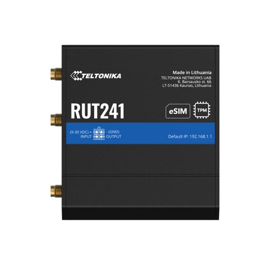 Teltonika RUT241 Industrial 4G Router with eSIM