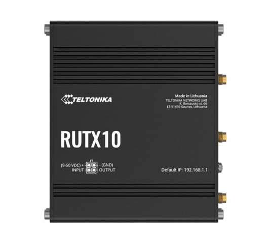 Teltonika RUTX10 Industrial Ethernet Router with WiFi 5