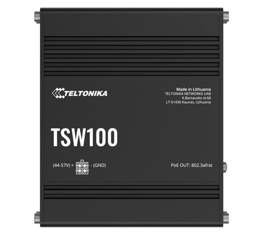 Teltonika TSW100 Industrial PoE+ Ethernet Switch