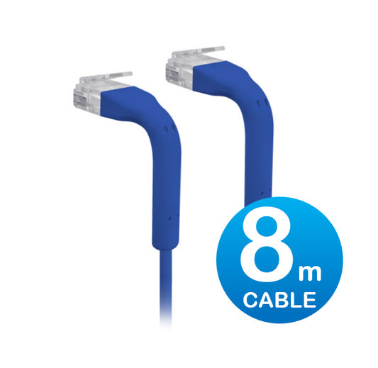 Ubiquiti UniFi 8m Cat6 Ethernet Patch Cable Blue