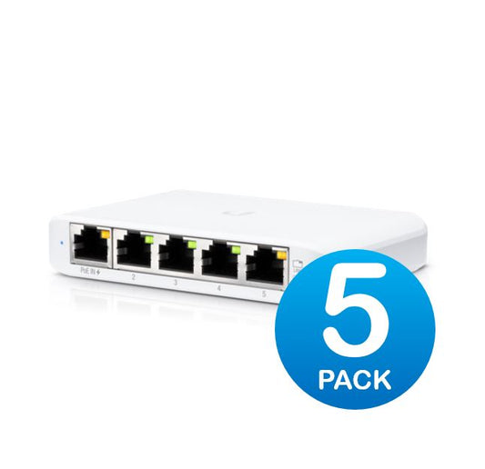 Ubiquiti USW Flex Mini 5 Pack - Managed Gigabit Switch