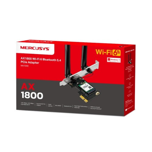 Mercusys MA70XE AX1800 Wi-Fi 6 PCIe Adapter