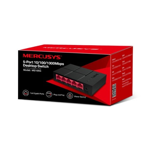 Mercusys MS105G 5-Port Gigabit Desktop Switch