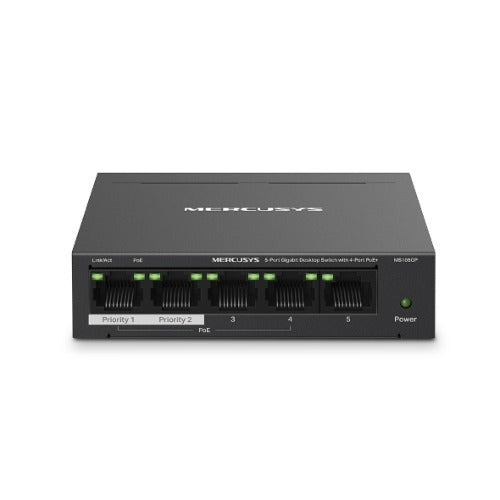 Mercusys MS105GP 5-Port Gigabit Switch with PoE+