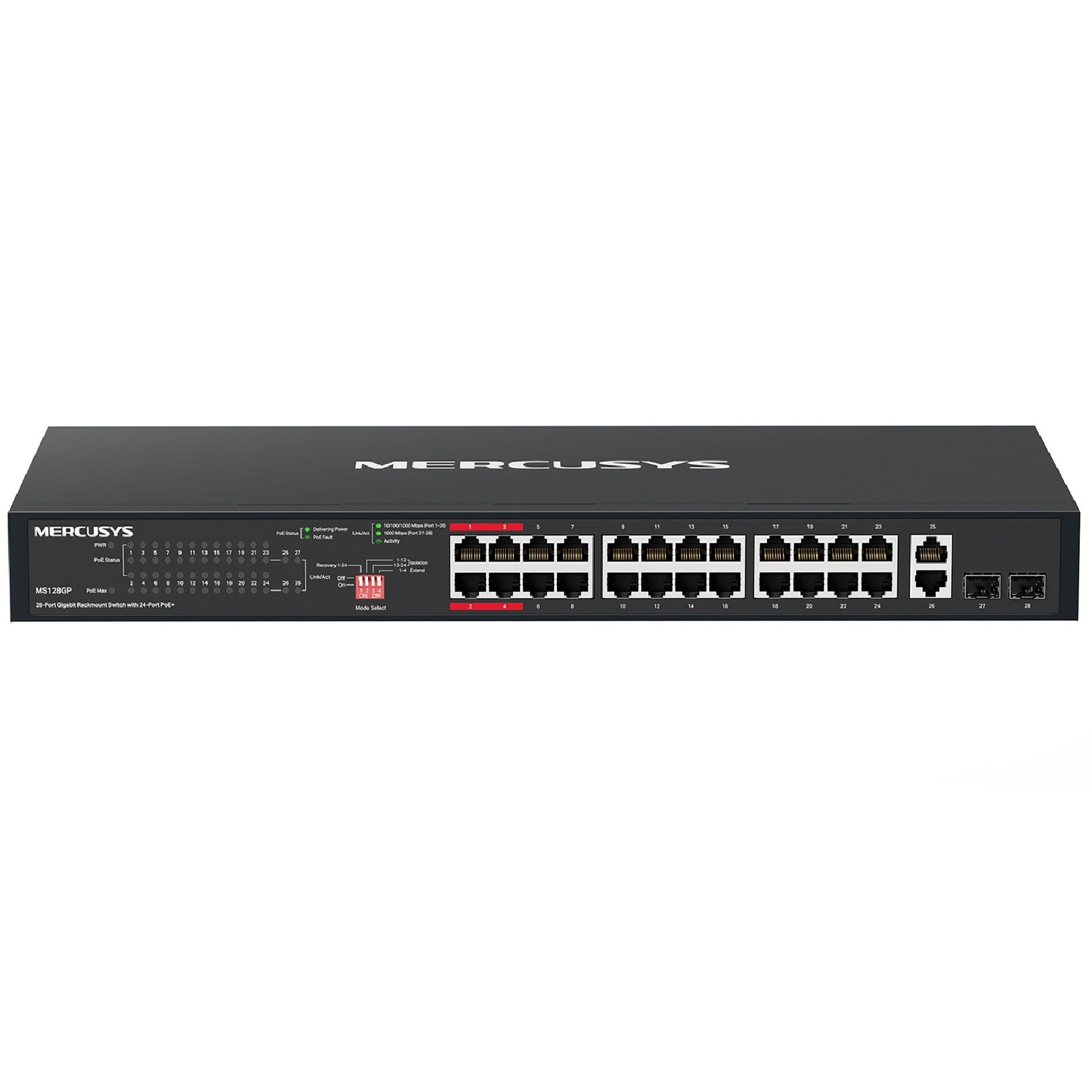 Mercusys MS128GP 28-Port Gigabit Rackmount Switch with PoE+