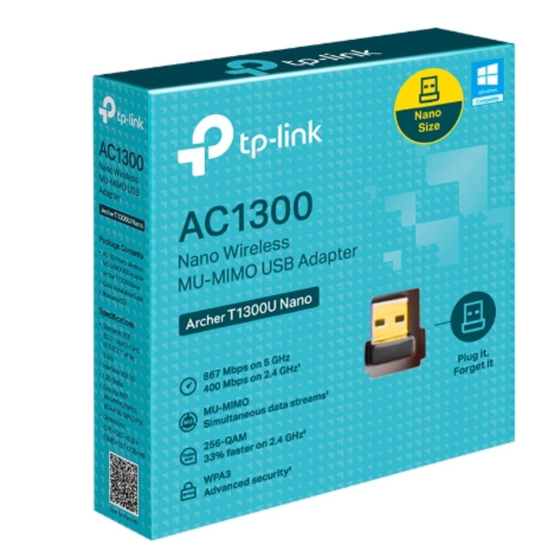 TP-Link Archer T1300U Nano AC1300 USB Wireless Adapter