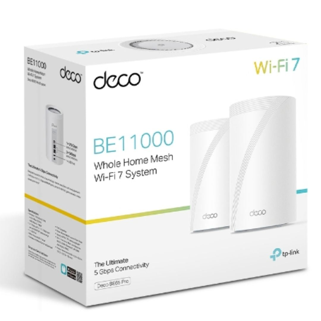 TP-Link Deco BE65 Pro (2-pack) BE11000 WiFi 7 Mesh System