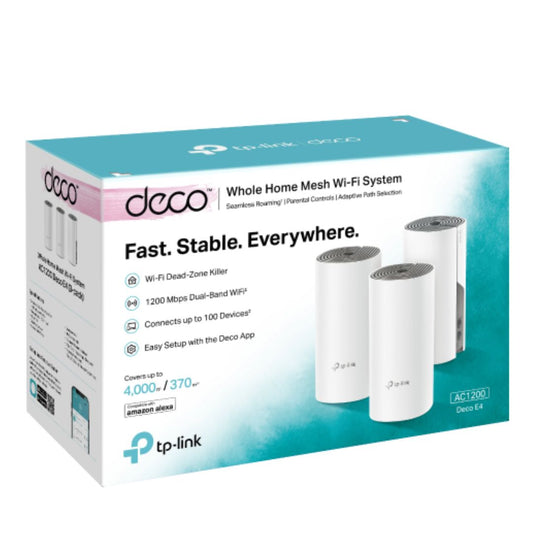 TP-Link Deco E4 AC1200 Mesh Wi-Fi System (3-pack)