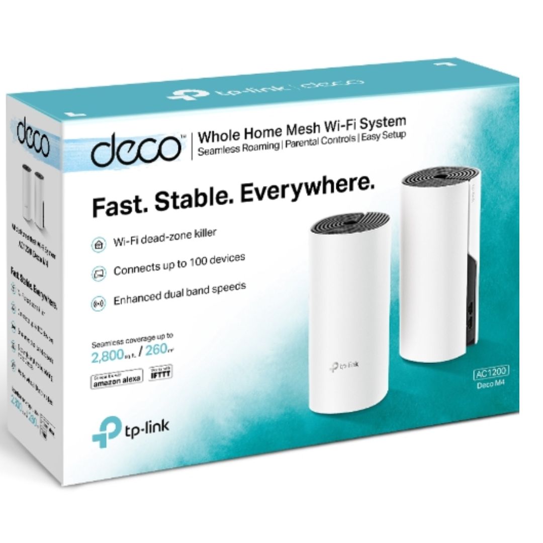 TP-Link Deco M4 AC1200 Mesh Wi-Fi System 2-Pack
