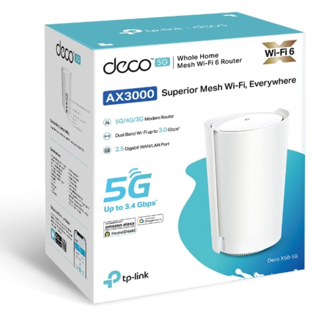 TP-Link Deco X50-5G 5G Mesh WiFi 6 Gateway