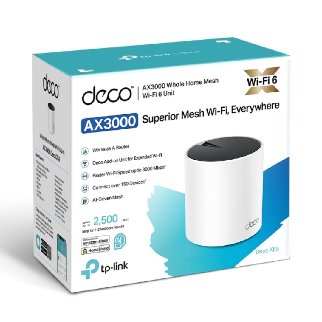 TP-Link Deco X55 AX3000 WiFi 6 Mesh Router