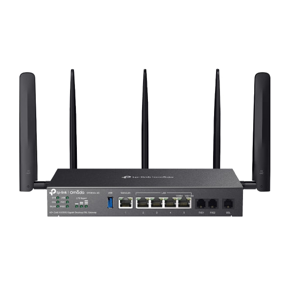 TP-Link DR3650v-4G Omada 4G+ AX3000 Wi-Fi 6 DSL Gateway