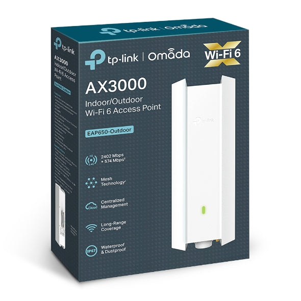 TP-Link EAP650-Outdoor WiFi 6 Access Point