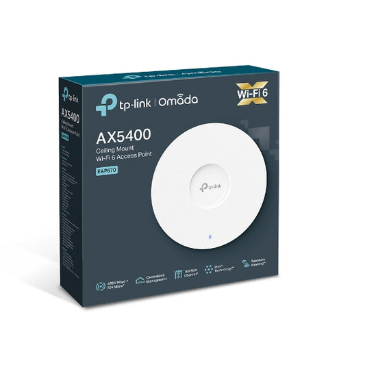 TP-Link EAP670 AX5400 WiFi 6 Access Point