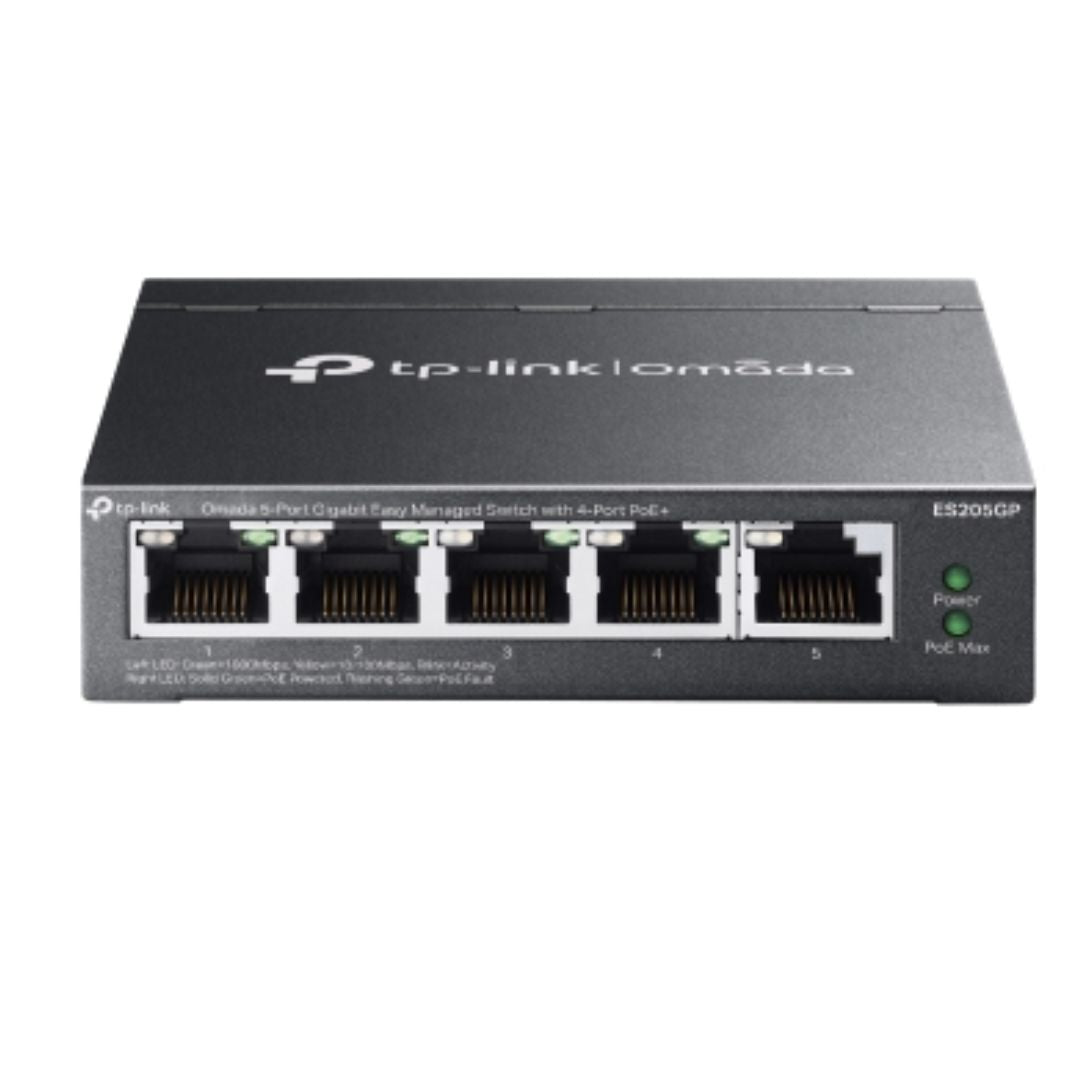 TP-Link ES205GP 5-Port Gigabit Managed Switch with PoE+