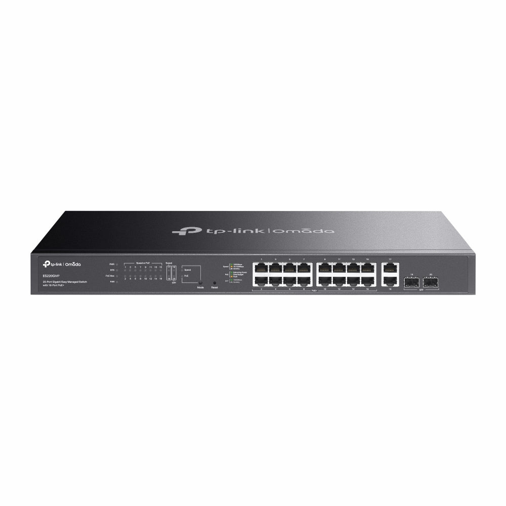 TP-Link ES220GMP 20-Port Gigabit Managed Switch with PoE+