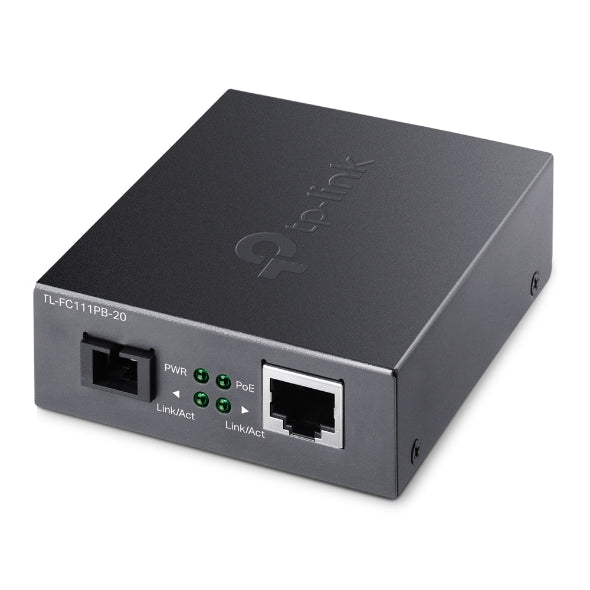 TP-Link TL-FC111PB-20 WDM Media Converter with PoE