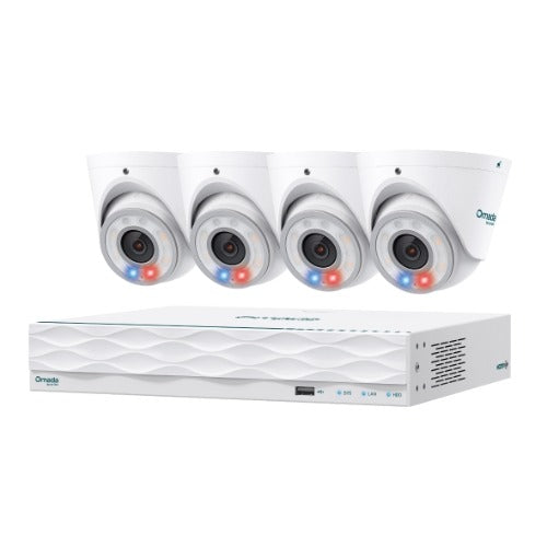 TP-Link Omada T8S4-2T 8MP PoE Security Camera System