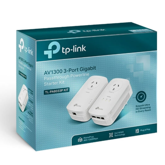 TP-Link TL-PA8033P AV1300 Powerline Adapter Kit