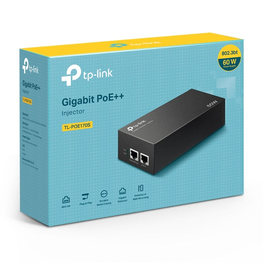 TP-Link TL-POE170S PoE++ Injector with 2 Gigabit Ports
