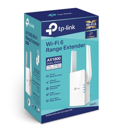 TP-Link RE605X AX1800 Wi-Fi 6 Range Extender