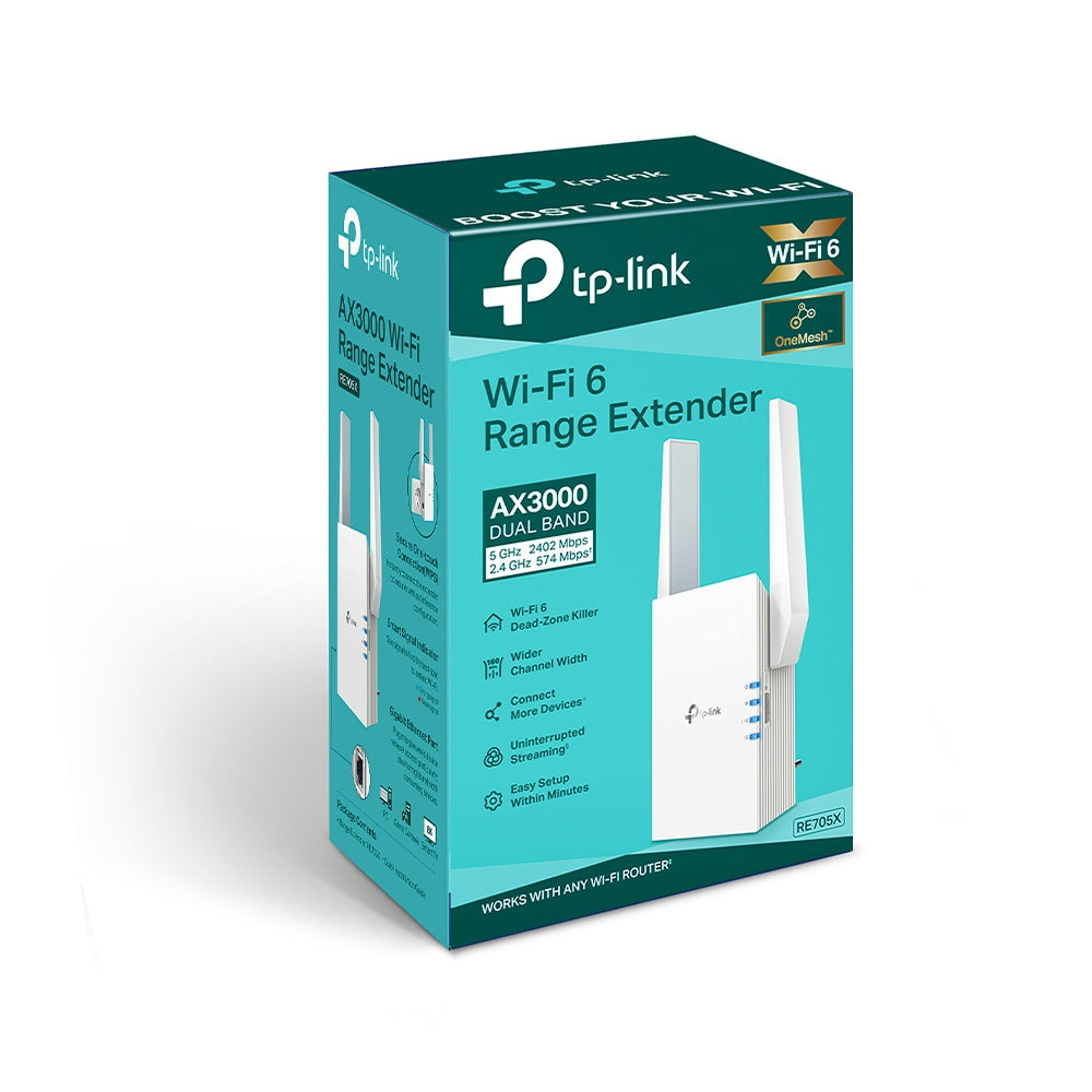 TP-Link RE705X AX3000 WiFi 6 Range Extender