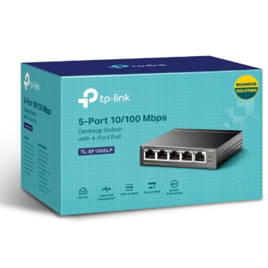 TP-Link TL-SF1005LP 5-Port Network Switch with PoE