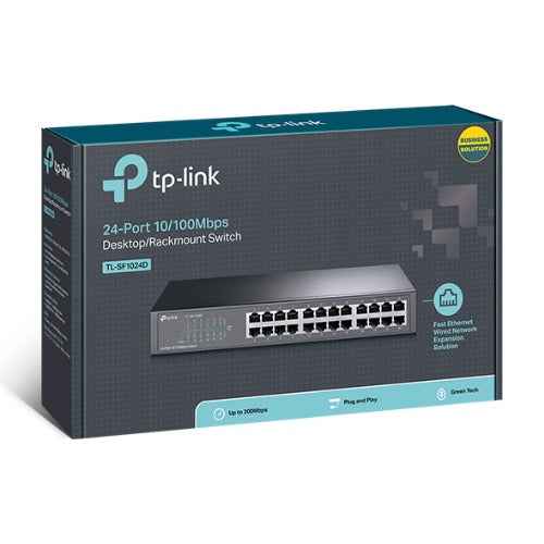 TP-Link TL-SF1024D 24-Port Unmanaged Network Switch