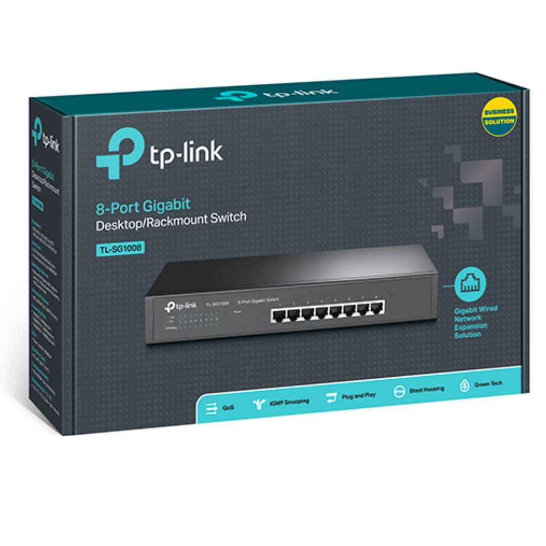 TP-Link TL-SG1008 8-Port Gigabit Unmanaged Switch
