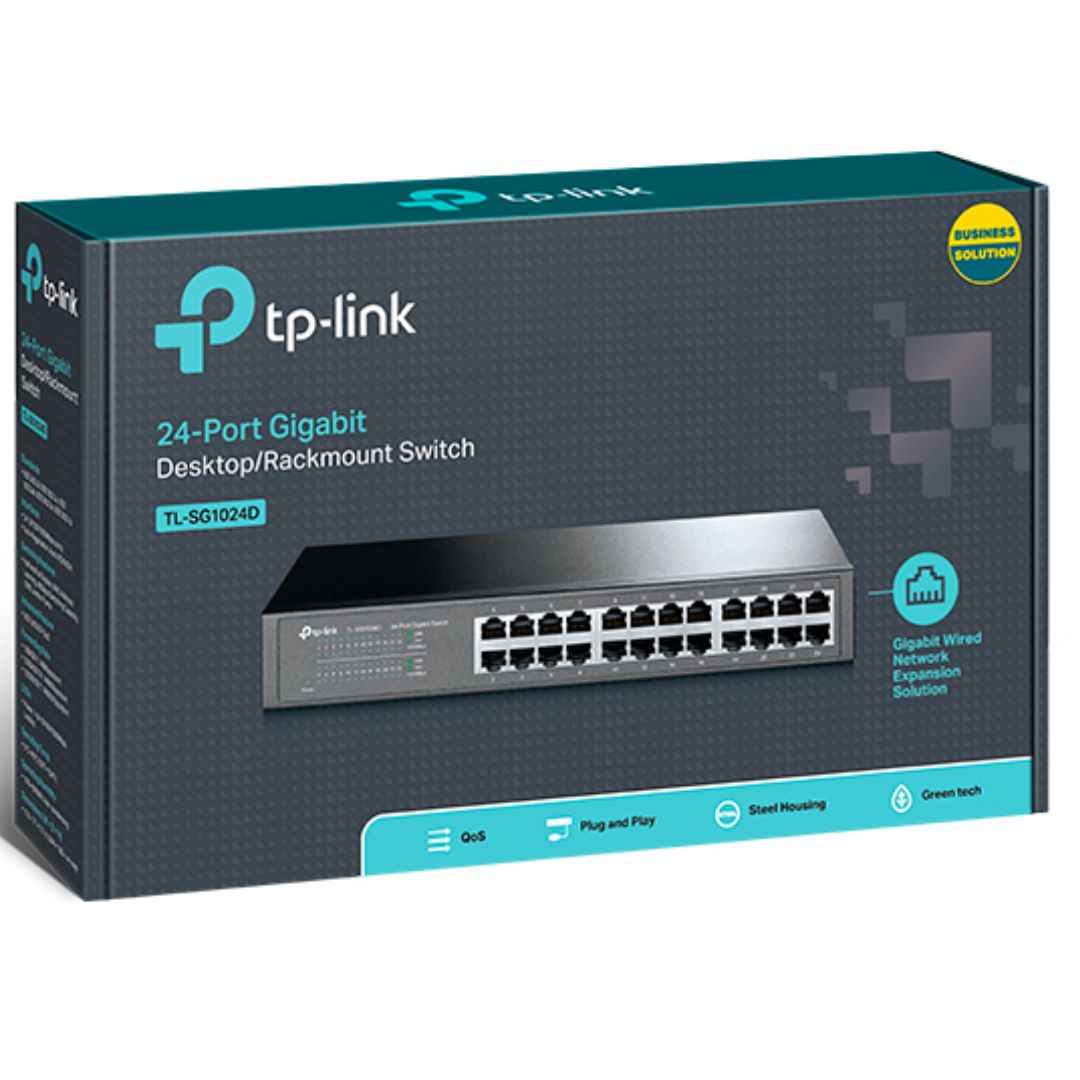 TP-Link TL-SG1024D 24-Port Gigabit Unmanaged Switch