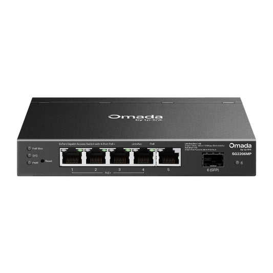 TP-Link SG2206MP 6-Port Gigabit Switch with PoE+