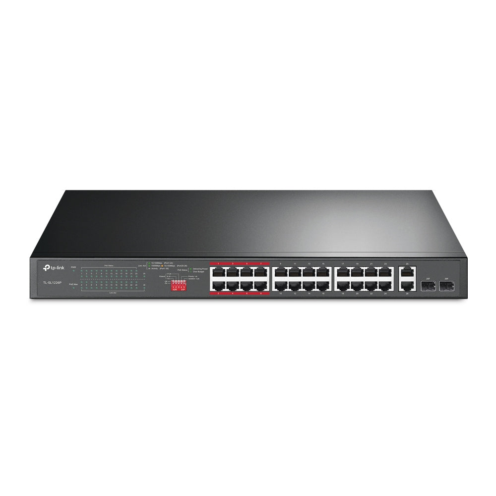 TP-Link TL-SL1226P 24-Port PoE+ Network Switch
