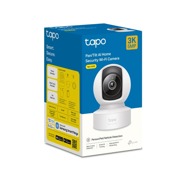 TP-Link Tapo C232 Pan/Tilt AI Security Camera 5MP