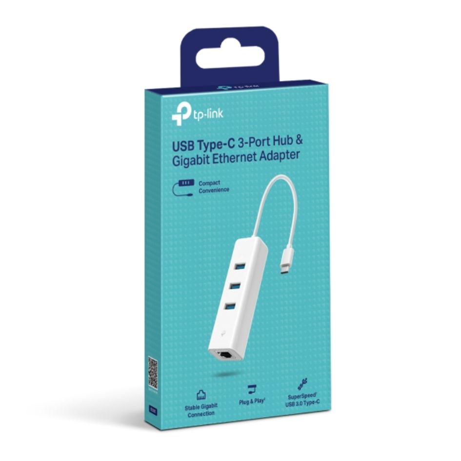 TP-Link UE330C USB Type-C Hub with Gigabit Ethernet Adapter