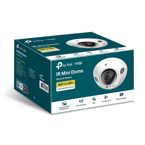 TP-Link VIGI C230I Mini 3MP IR Dome Network Camera