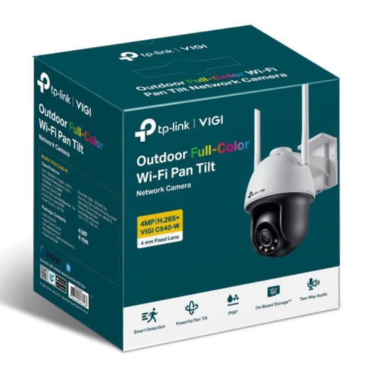 TP-Link VIGI C540-W 4MP Outdoor Wi-Fi Pan Tilt Camera