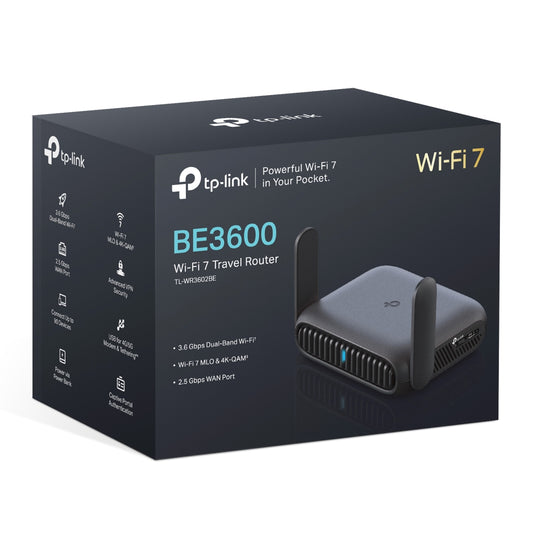 TP-Link TL-WR3602BE BE3600 Wi-Fi 7 Portable Router