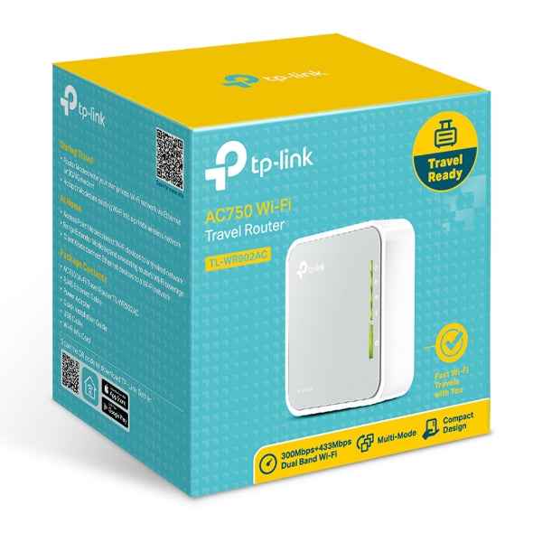 TP-Link TL-WR902AC AC750 Portable Wireless Travel Router