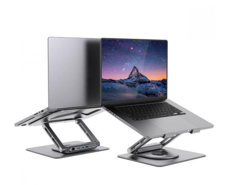 mbeat Stage S12 Rotating Laptop Stand with USB-C Docking