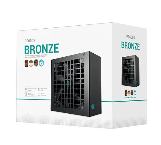 DeepCool PF600X 600W 80+ Bronze ATX Power Supply