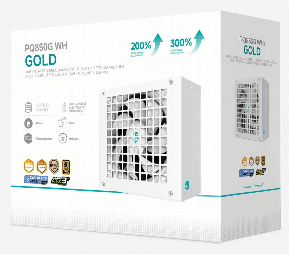 DeepCool PQ850G WH 850W Fully Modular Power Supply