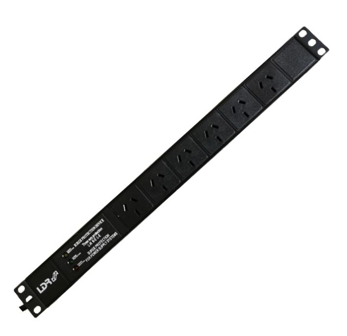 LDR 6-Port 10A Power Distribution Unit 1U Rackmount