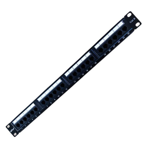 LDR 24 Port Cat6/5e Patch Panel Rack Mount 1U