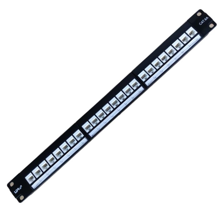 LDR 24 Port Cat6A UTP Patch Panel Rack Mount 1U