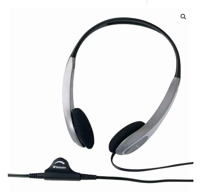 Verbatim Multimedia Headset with Volume Control