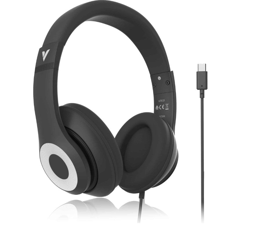 Verbatim Classic Type C Stereo Headphones with Microphone
